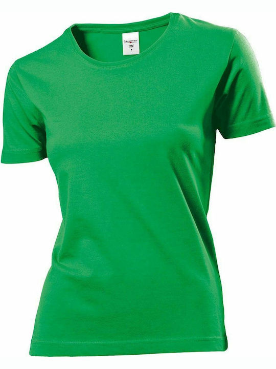 Stedman Classic-T Fitted Women's Short Sleeve Promotional T-Shirt Kelly Green