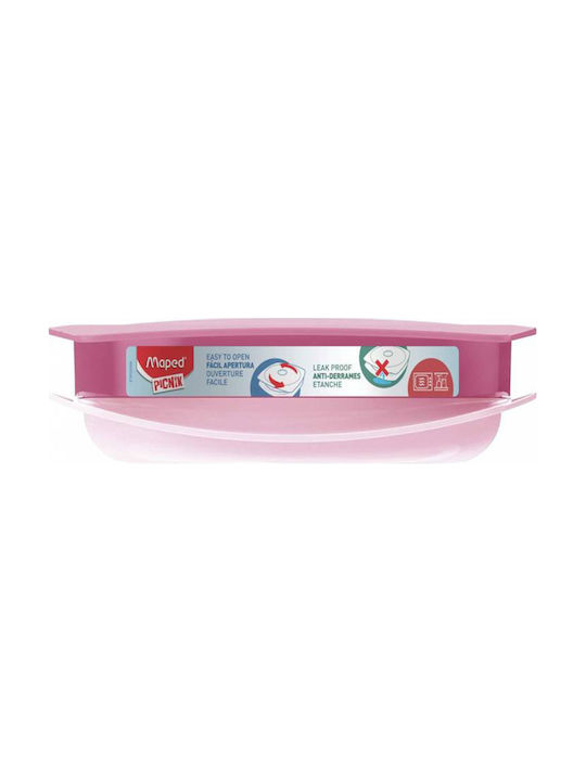 Maped Picnik Cutie pentru Mâncare Plastic Roz Potrivit pentru Cuptor cu Microunde 900ml 1buc