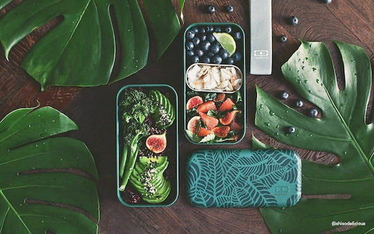Monbento Δοχείο Φαγητού Πλαστικό Graphic Jungle 1lt
