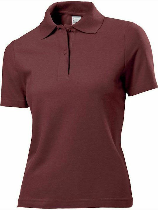 Stedman Women's Short Sleeve Promotional Blouse Burgundy