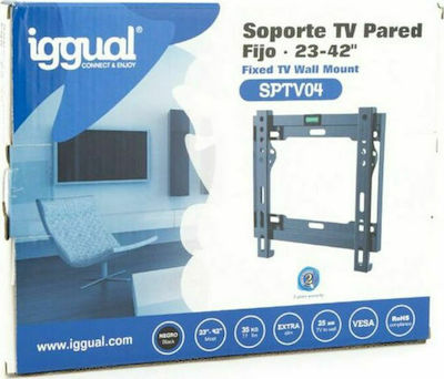 Iggual SPTV04 IGG314647 Wandhalterung für Fernseher bis 42" und 35kg