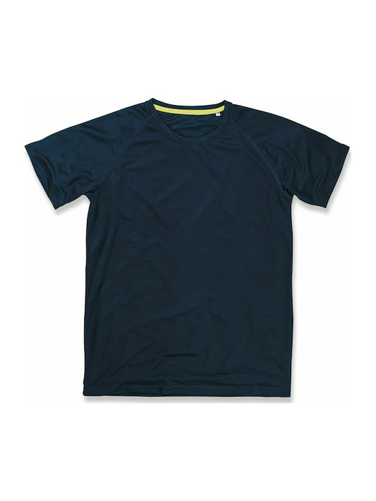 Stedman Active 140 Raglan Werbe-T-Shirt Marina Blue