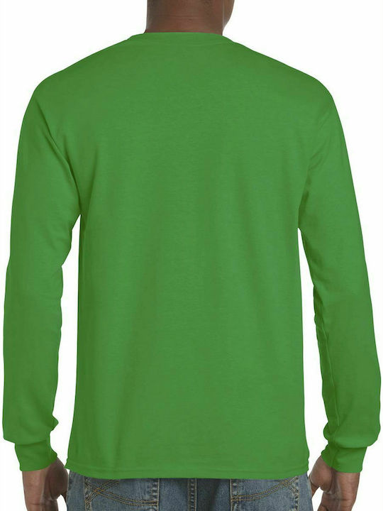 Gildan Men's Long Sleeve Promotional Blouse Green