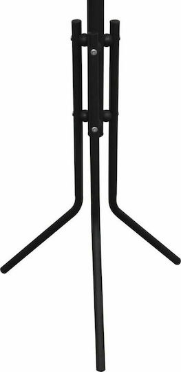 vidaXL Freistehender Kleiderständer Metallisch Black 41x41x179cm