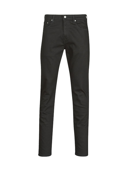 512 Ανδρικό Παντελόνι Τζιν Ελαστικό με Slim Tapered Εφαρμογή Μαύρο