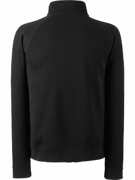 Fruit of the Loom Premium Men's Long Sleeve Promotional Cardigan Black