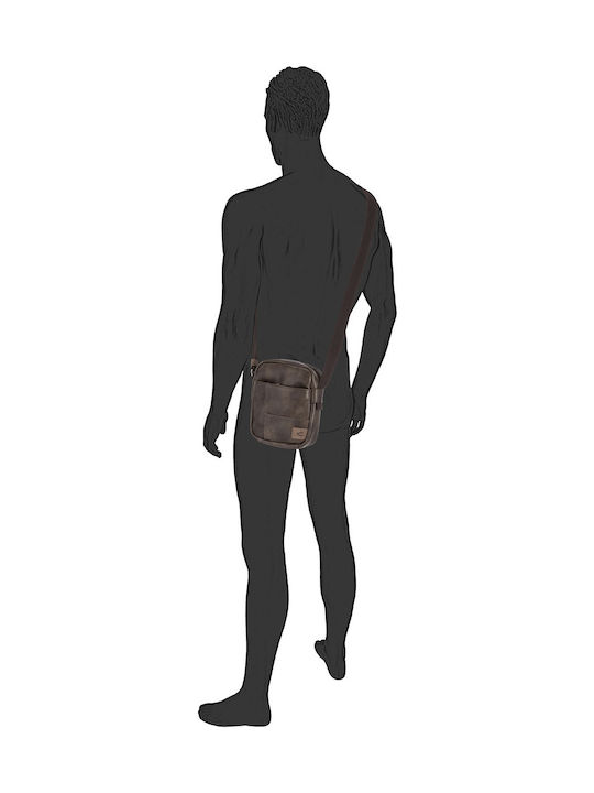 Laos Herrentasche Schulter / Crossbody Braun