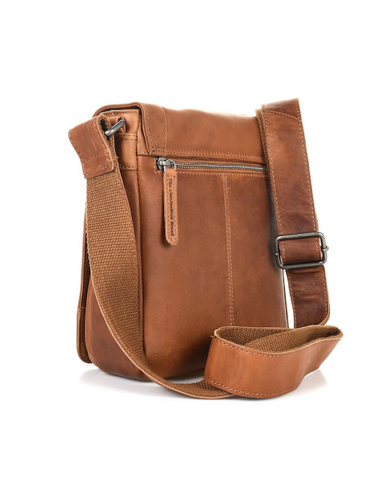 Leather Men's Bag Messenger Tabac Brown