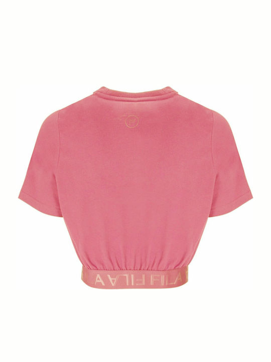 Paisley Γυναικείο Αθλητικό Crop Top Κοντομάνικο Mink