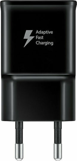 Samsung Φορτιστής Χωρίς Καλώδιο με Θύρα USB-A Μαύρος (EP-TA20EBE)