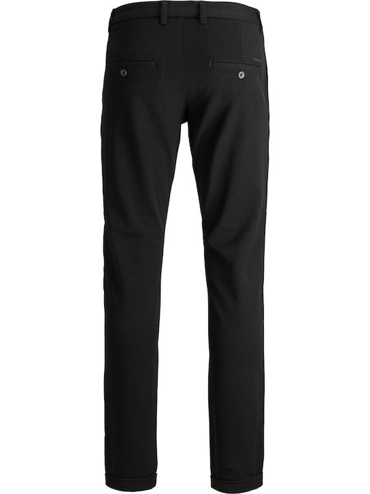Marco Trousers Chino Elastic in Slim Fit Black