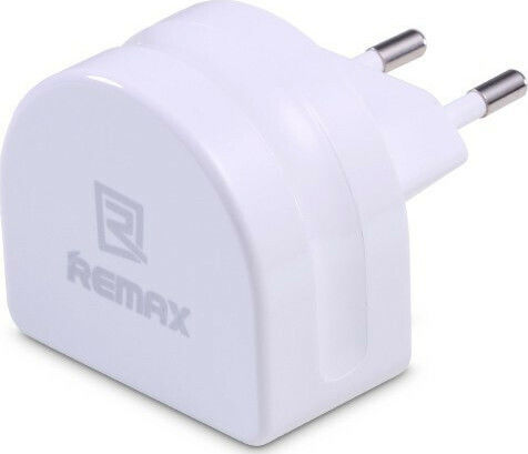 Remax Φορτιστής Χωρίς Καλώδιο με 2 Θύρες USB-A Λευκός (RMT7188)