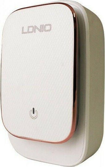 Ldnio Φορτιστής Χωρίς Καλώδιο με 2 Θύρες USB-A Λευκός (A2205)