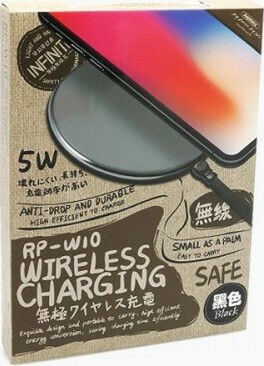 Remax Încărcător Wireless (Qi Pad) 5W Negruς (RP-W10)