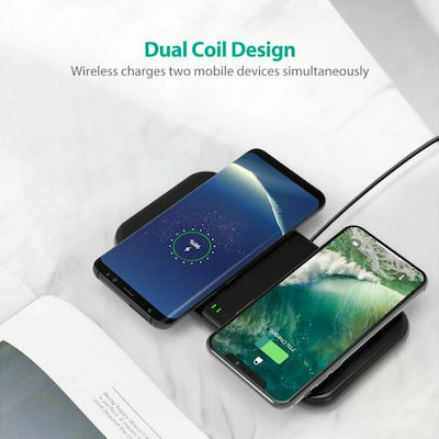 RAVPower Ασύρματος Φορτιστής (Qi Pad) 36W Μαύρος (RP-PC065)
