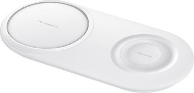 Samsung Încărcător fără fir (Qi Pad) Alb (Wireless Charger Duo Pad)