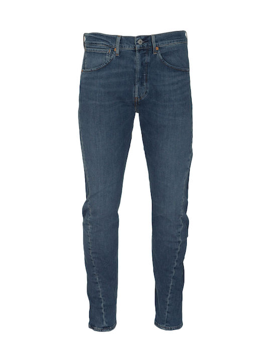 502 Men's Jeans Pants Elastic with Regular Tapered Fit Blue