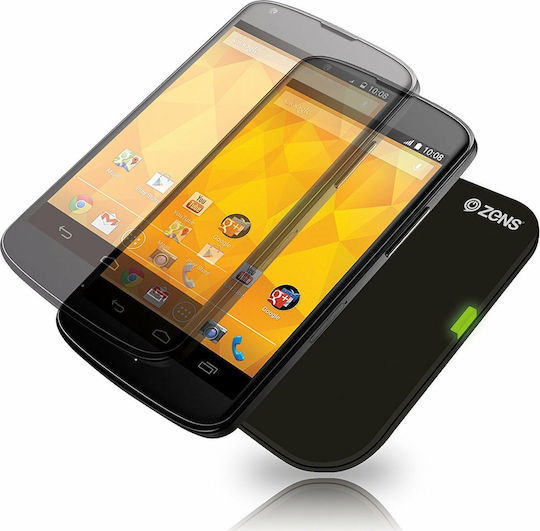 Zens Ασύρματος Φορτιστής (Qi Pad) Μαύρος (Single Wireless)