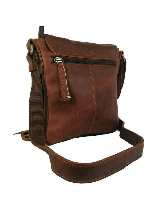 Leather Men's Bag Shoulder / Crossbody Brown