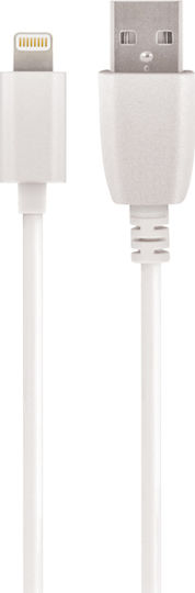 Maxlife Încărcător cu Port USB-A și Cablu Lightning Albς (MXTC-01)