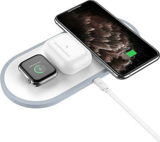Hoco Încărcător Wireless (Qi Pad) 10W Albς (CW24 Handsome)