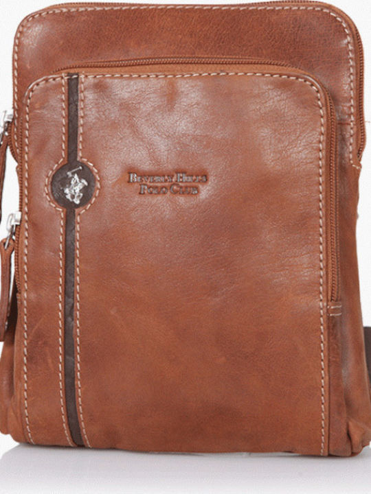 Leather Men's Bag Shoulder / Crossbody Tabac Brown