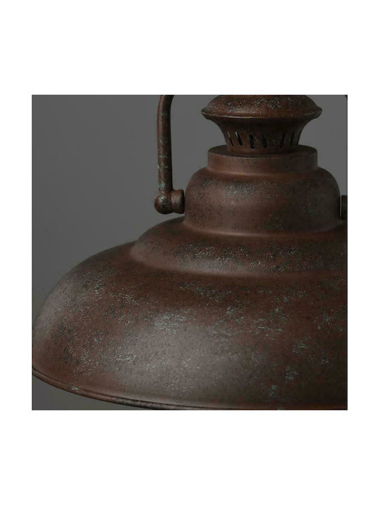 Aca Pendant Light Single-Light Bell for Socket E27 Bronze