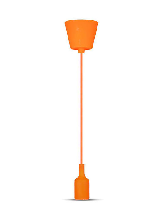 V-TAC VT-7228 Pendant Light Orange with Socket E27