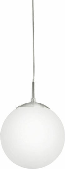 Eglo Rondo Pendant Light White Ball with Socket E27 20x110cm