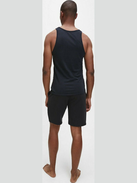 Men's Undershirt Sleeveless in Black Color