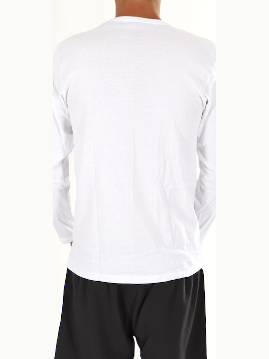 Men's Long Sleeve Undershirt White