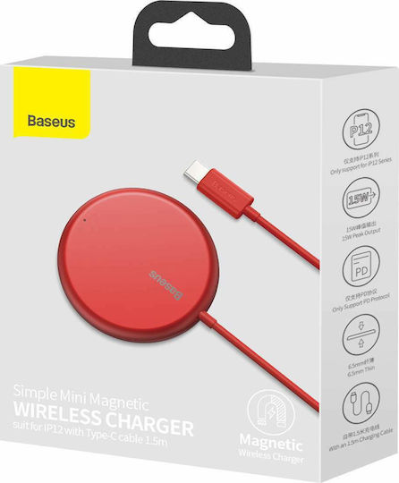 Baseus 15W Rot (Simple Mini Magnetic)
