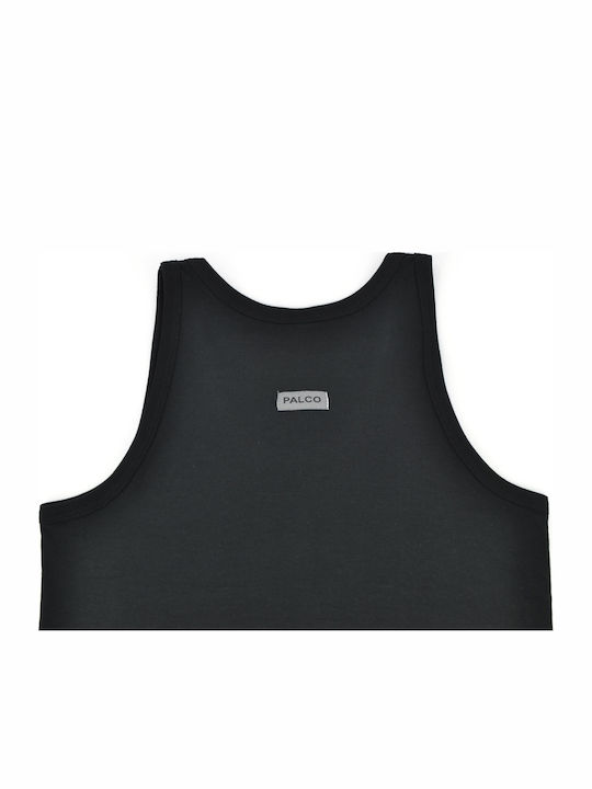 6/411 Men's Sleeveless Undershirt Black
