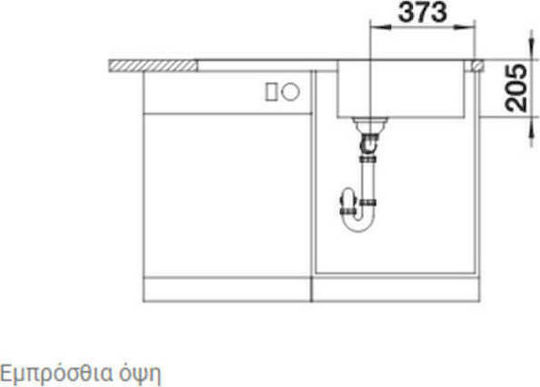 Blanco Lemis XL 6 S-IF 523034 Drop-In Chiuvetă Inox Periat L100xW50cm Argintiu