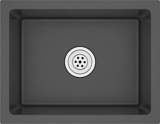 vidaXL Drop-In Chiuvetă Inox L44xW34cm Negru