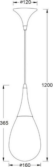 Aca Avantgarde Pendant Light Black Ball with Socket E14, E.14 16x16cm