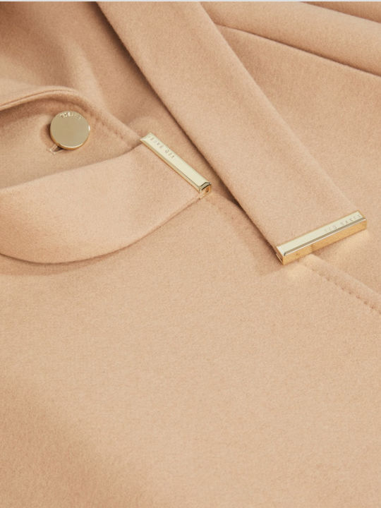 Women's Wool Long Coat Camel