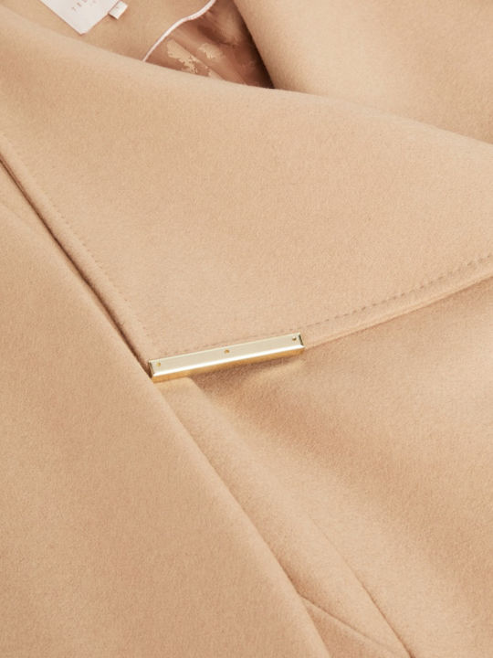 Women's Wool Long Coat Camel