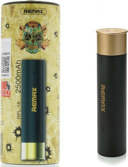 Remax Shell RPL-18 Power Bank 2500mAh с USB-A порт Черен