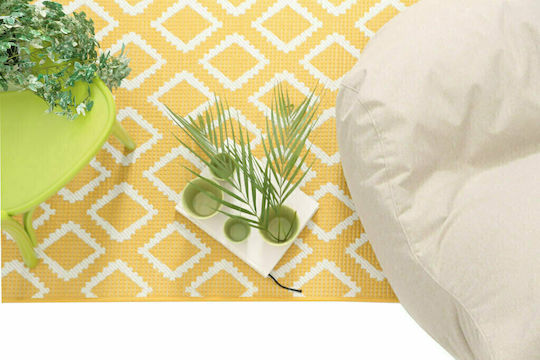 Royal Carpet Flox Χαλί Ορθογώνιο Καλοκαιρινό Ψάθινο 3 Yellow 67x140cm