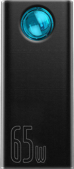 Baseus Amblight Power Bank 30000mAh 65W with 4 USB-A Ports and USB-C Port Quick Charge 3.0 Black