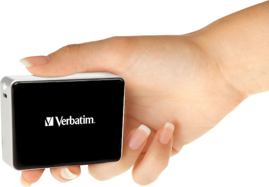 Verbatim Pocket Pack Power Bank 5200mAh mit USB-A Anschluss Schwarz