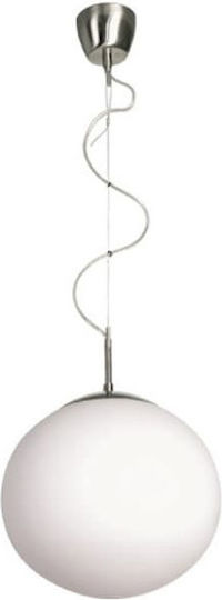 Aca Luna Pendant Light White 35x35cm