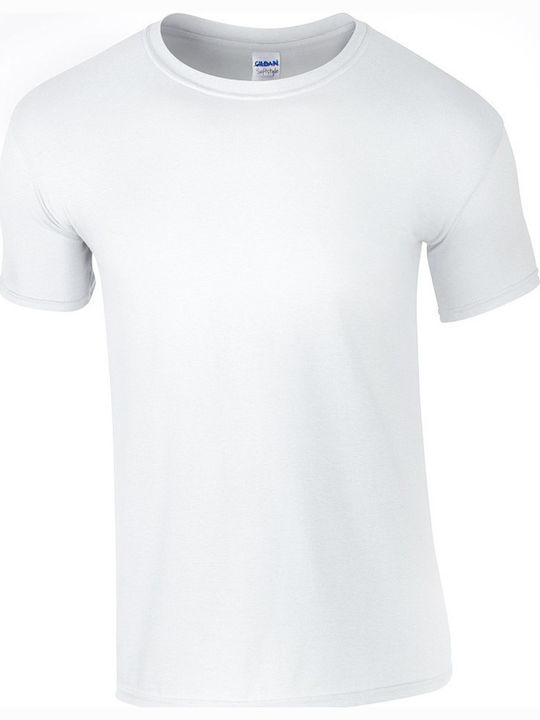 Gildan Softstyle 64000 Men's Short Sleeve Promotional T-Shirt White