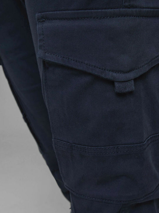 Pantaloni Elastic cu Croială Slim Marina
