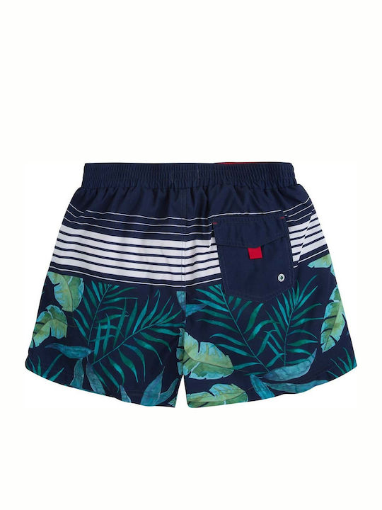 Lerez Men's Swimwear Shorts Navy Blue Floral