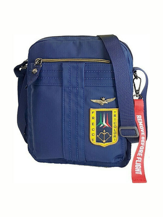 Herrentasche Schulter / Crossbody Blau