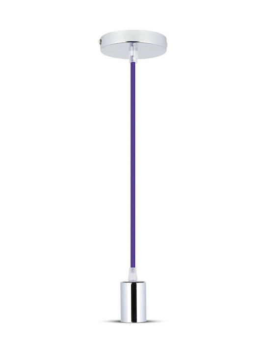 V-TAC Hängelampe Lila mit Fassung E27 36cm.