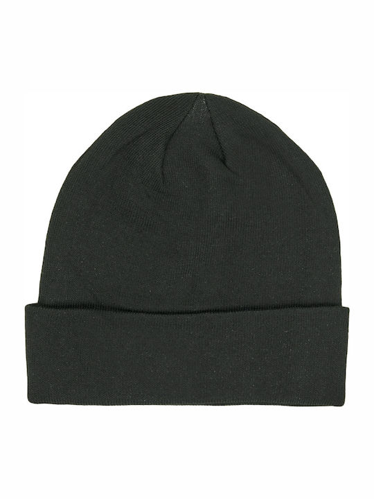 Dock Worker Recycled Beanie Unisex Beanie Knitted in Black color