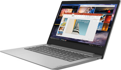 Lenovo IdeaPad 1 14ADA05 14" FHD (Serie de telefoane mobile-3020e/4GB/64GB Stocare flash/W10 S) Platinum Grey (Tastatură GR)